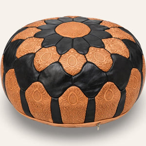 Puff árabe piel Erfoud 55cm