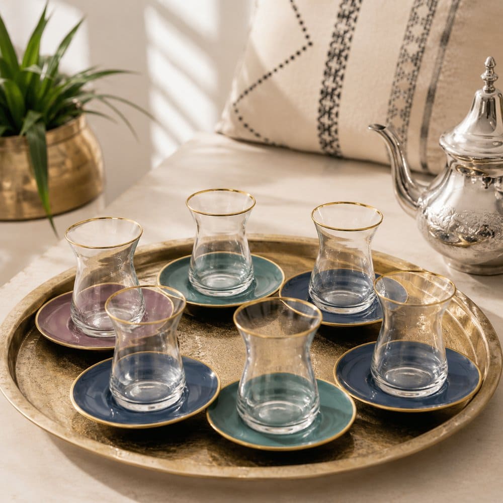 RAKLE juego vasos turcos multicolor lifestyle