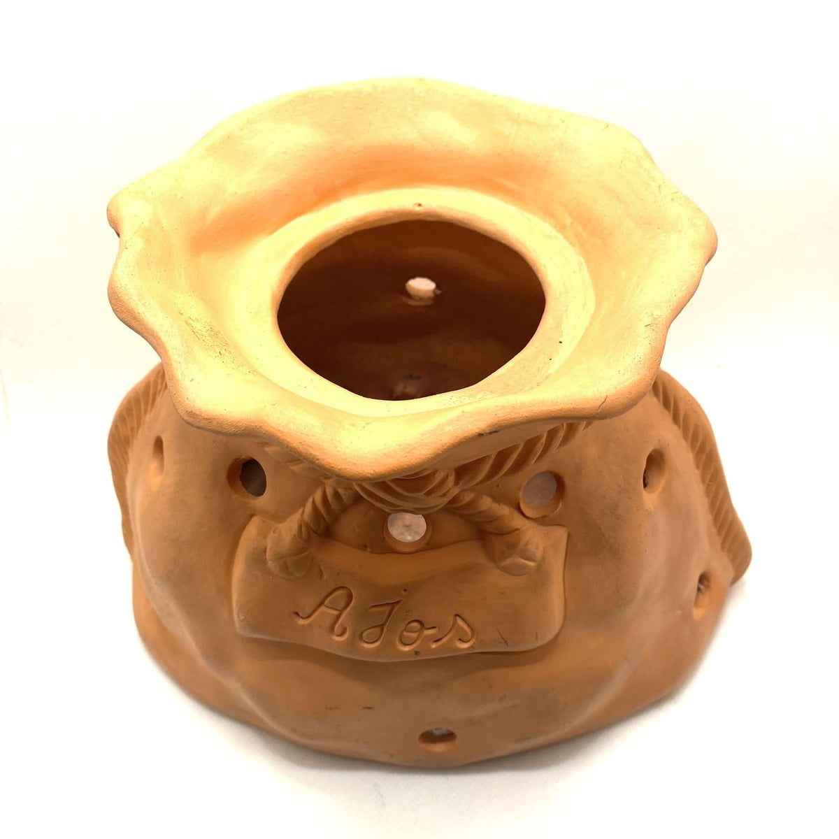 Recipiente metálico para ajos