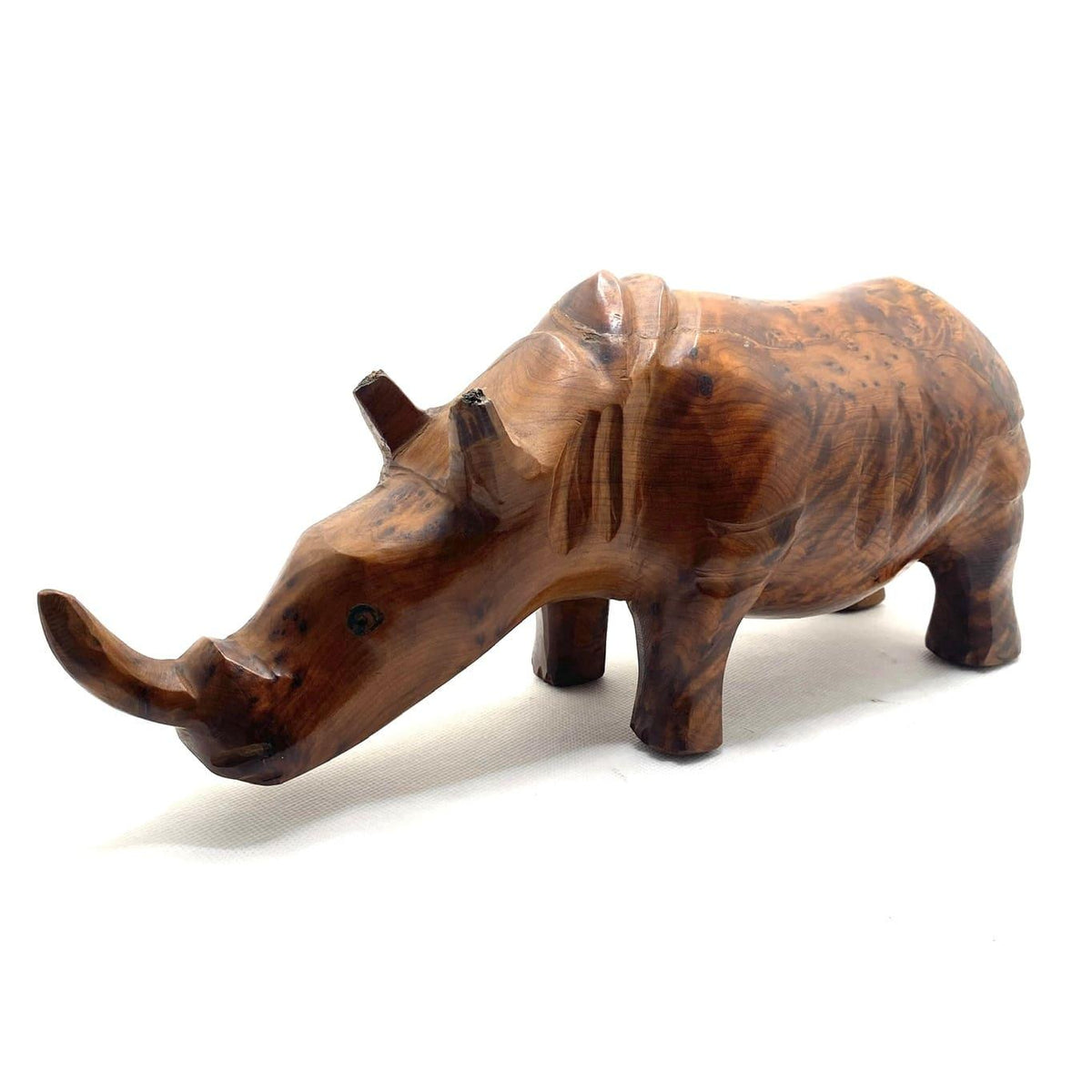 Rinoceronte Marroquí en Madera de Thuya