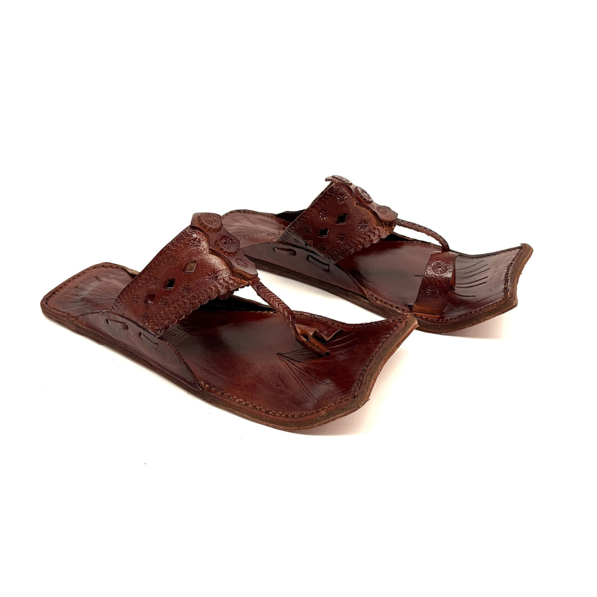 sandalia marroquí piel hombre oscura