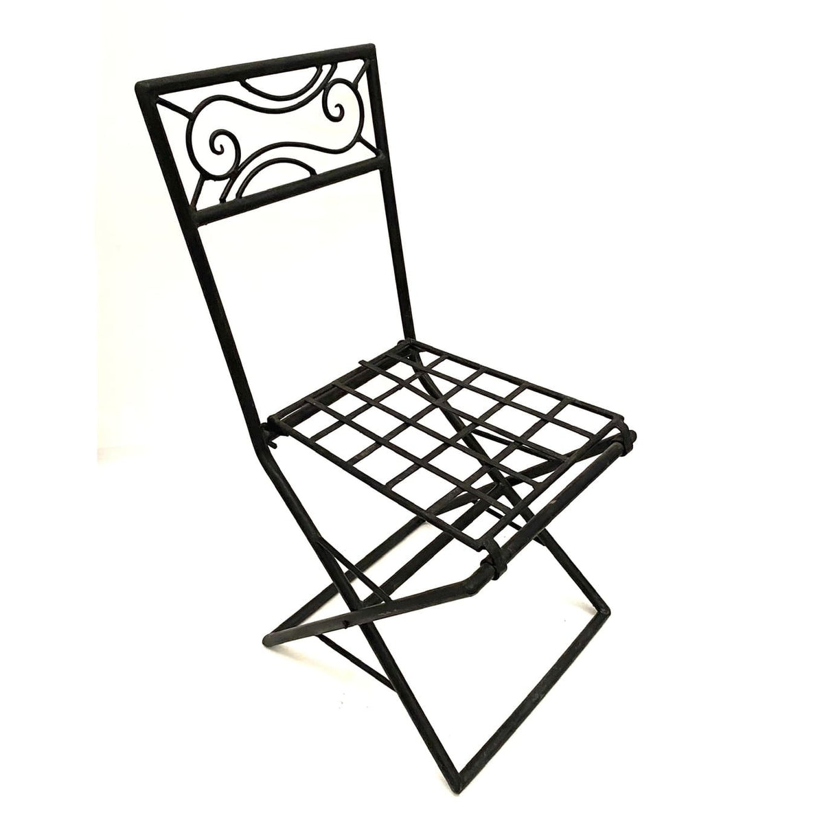 Silla Marroquí de Forja Diseño Oleaje