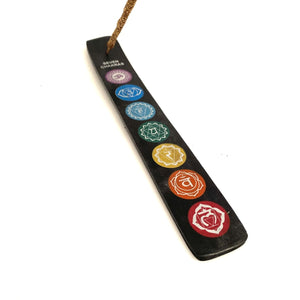 tablilla de incienso madera 7 chakras