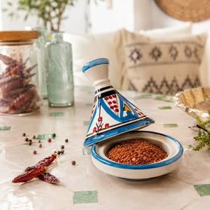 tajín especiero marroquí celeste lifestyle