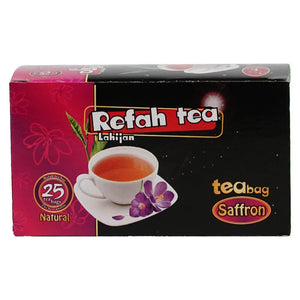 شاي أسود بالزعفران العربي في أكياس