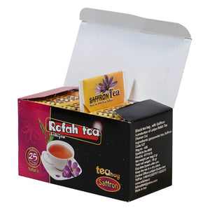 شاي أسود بالزعفران العربي في أكياس