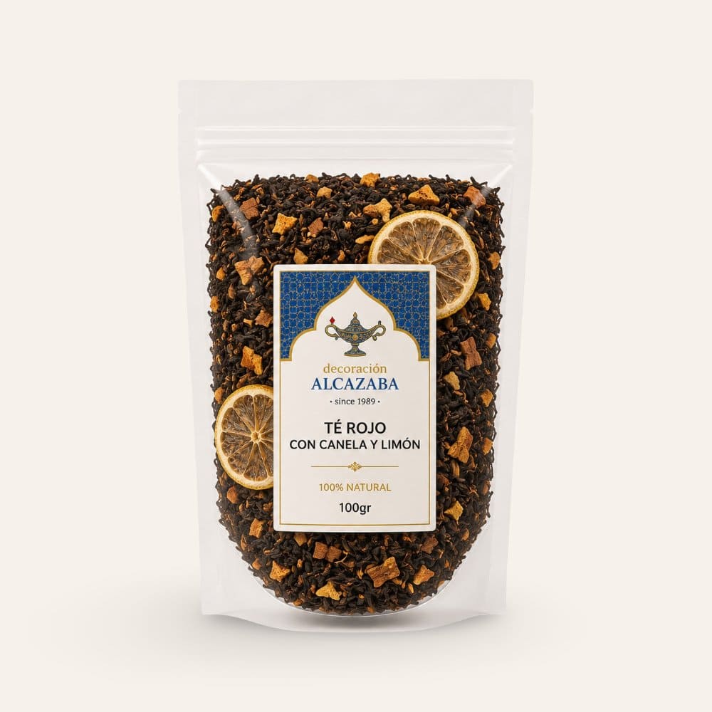 té rojo canela limón 100g