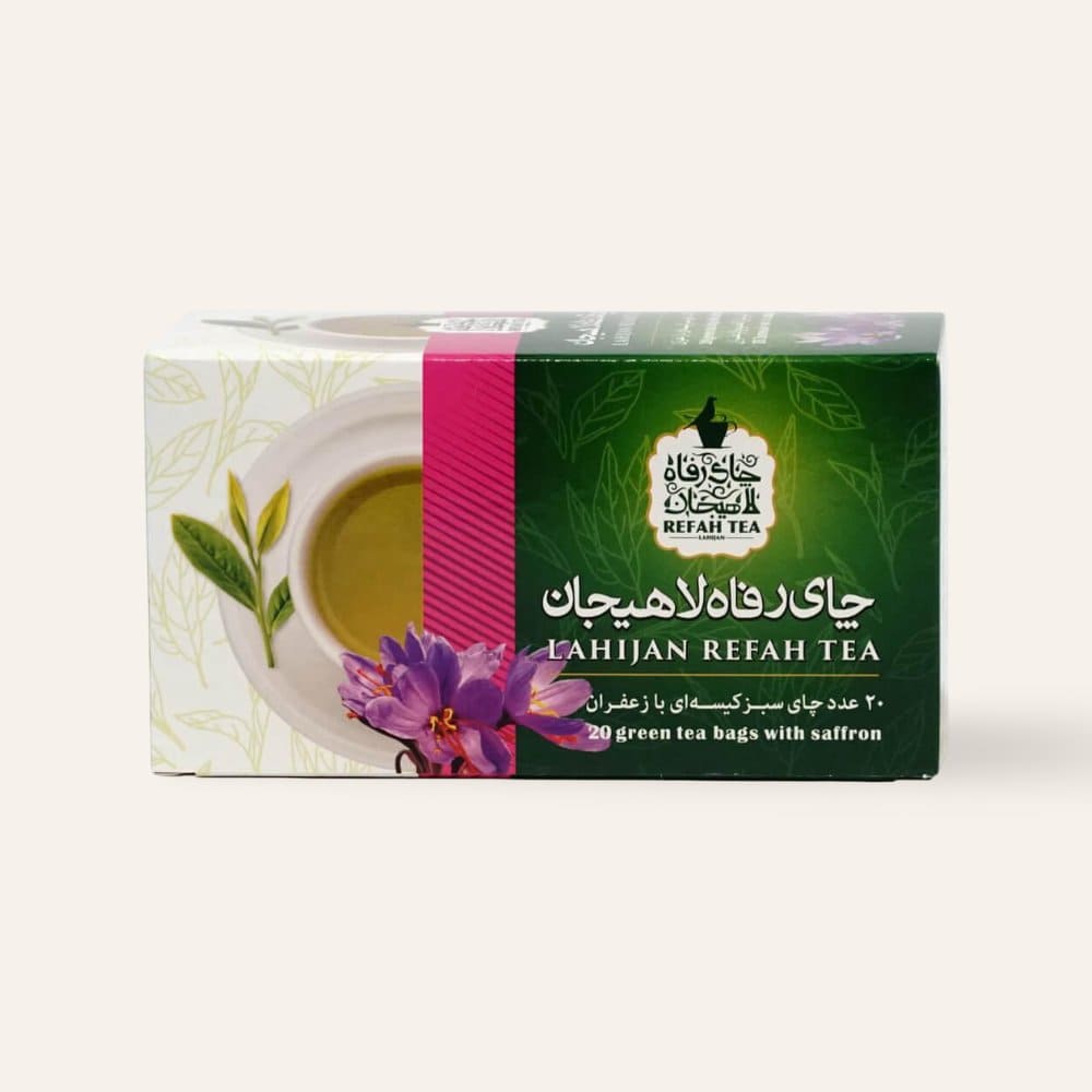 té verde con azafrán