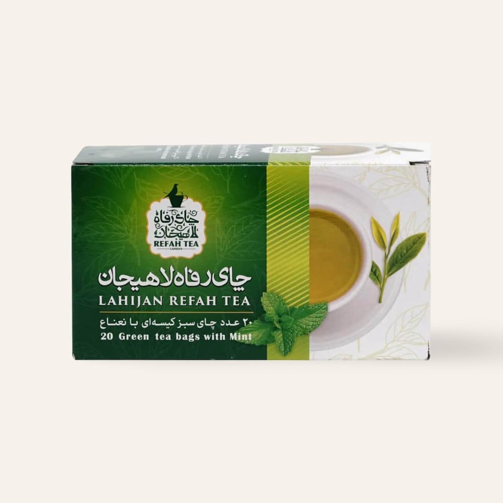 té verde con menta