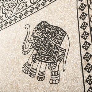 Tela India elefante negro 240x210cm