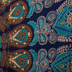 قماش هندي ماندالا أزرق 210x140 سم