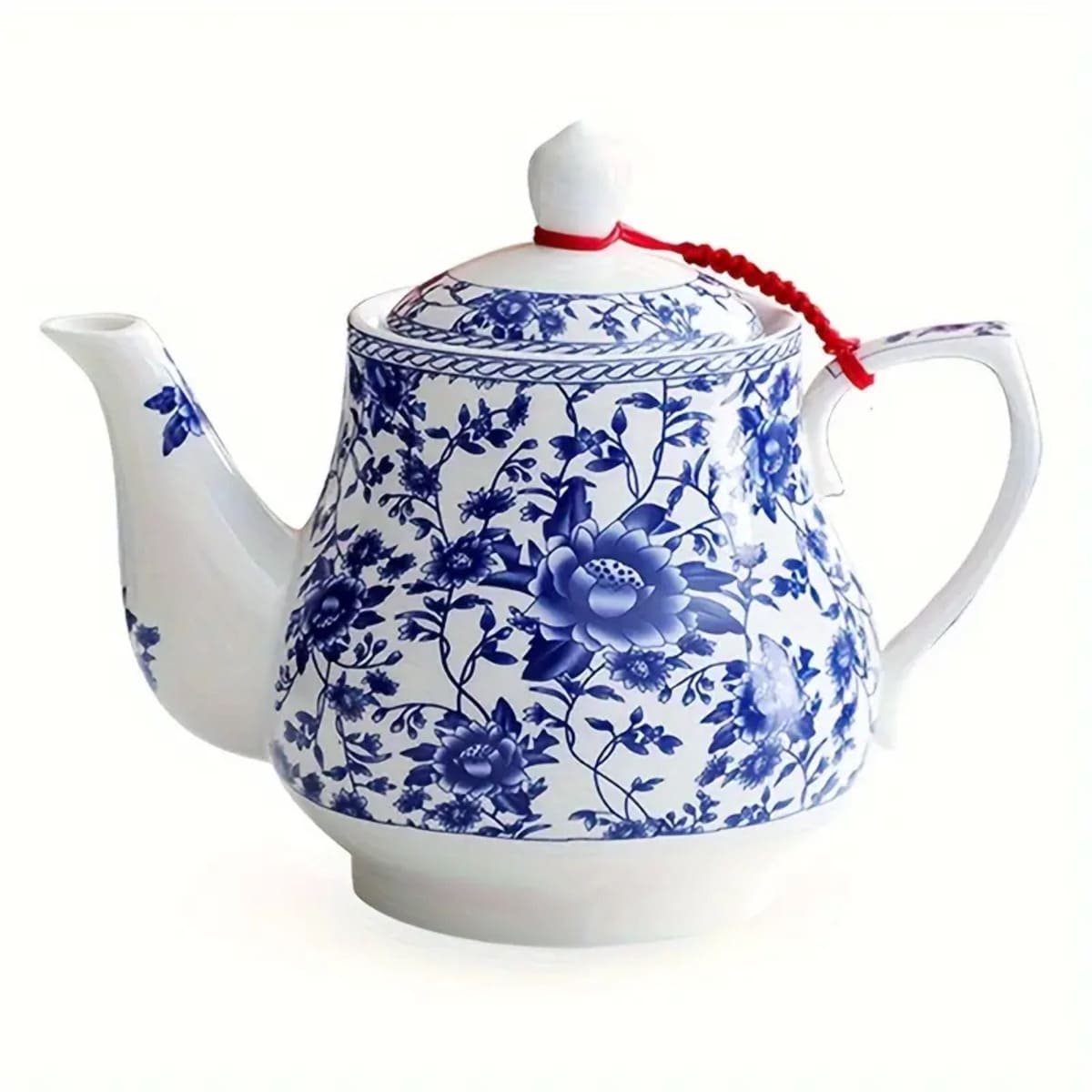 tetera floral cerámica oriental 1000