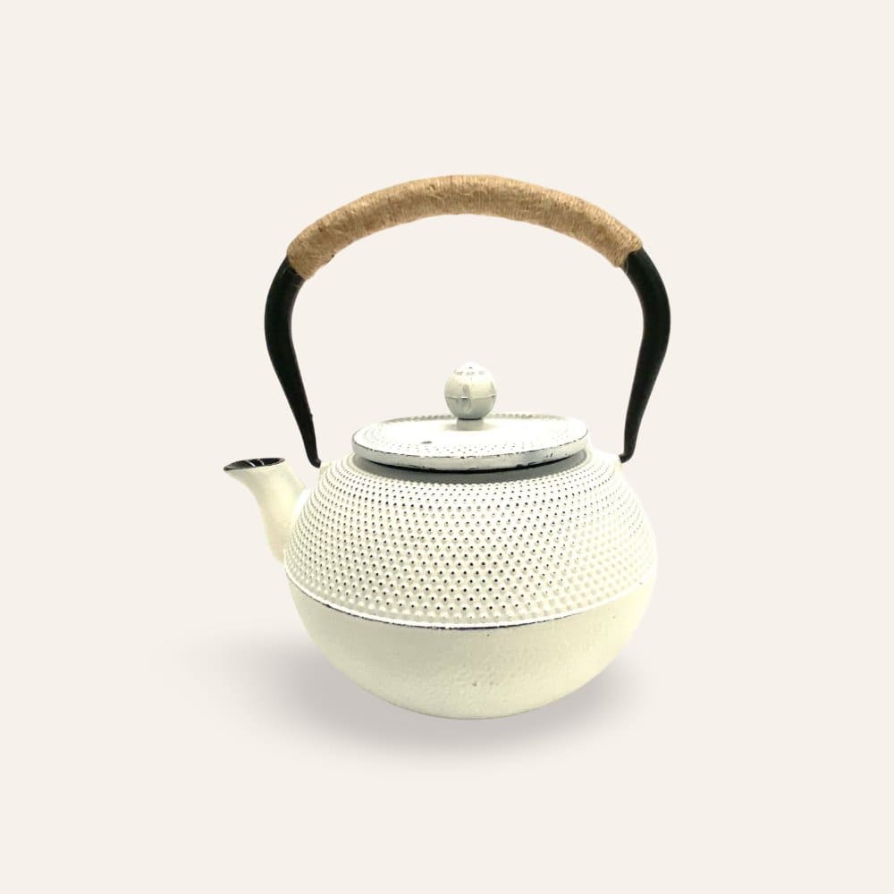 tetera japonesa hierro 1200 blanco