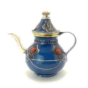 Tetera marroquí de cerámica decorativa