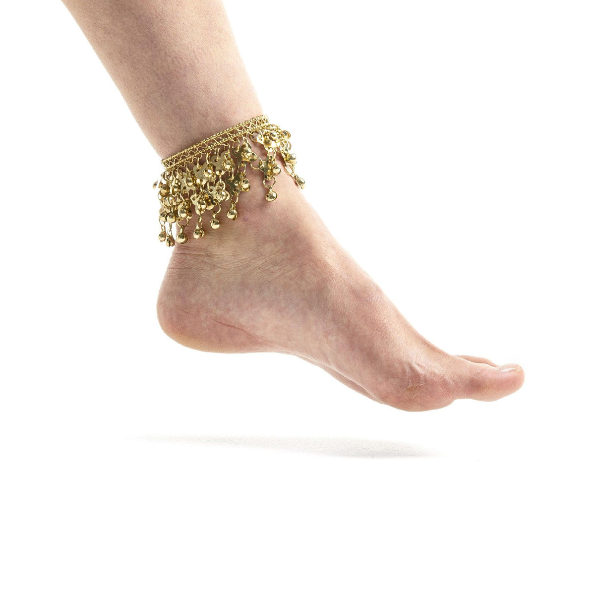 Tobillera egipcia dorada para danza