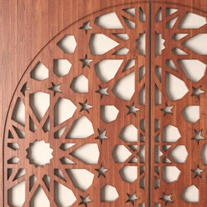 Ventana Decorativa de Madera - Diseño Tagmat