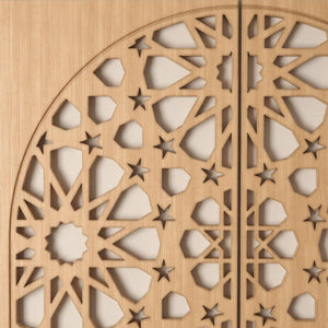 Ventana Decorativa de Madera - Diseño Tagmat